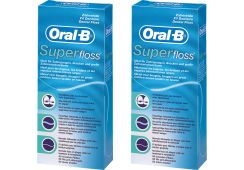 Oral-B Superfloss Zahnseide 2er-Pack (2 x 50 Fäden) 