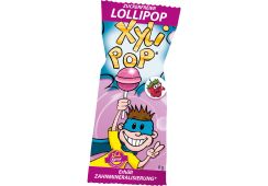H&W miradent XyliPOP Lollipop: 25 x 6 g Box, Erdbeer