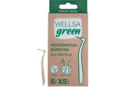 wellsagreen Interdentalbürsten aus Bambus, Gr. XS, 0,6 mm